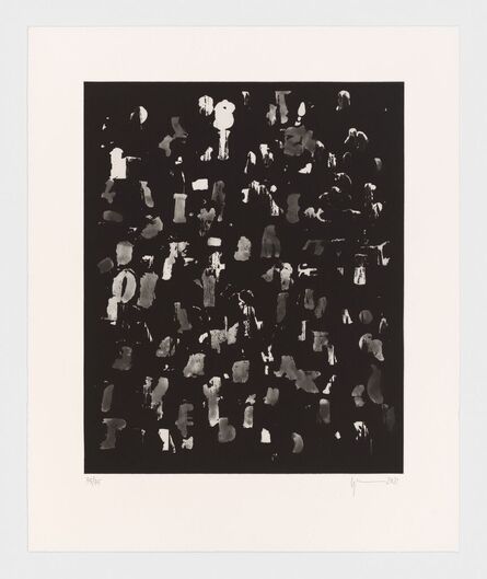 Glenn Ligon, ‘A Crowded Field (reversed)’, 2021