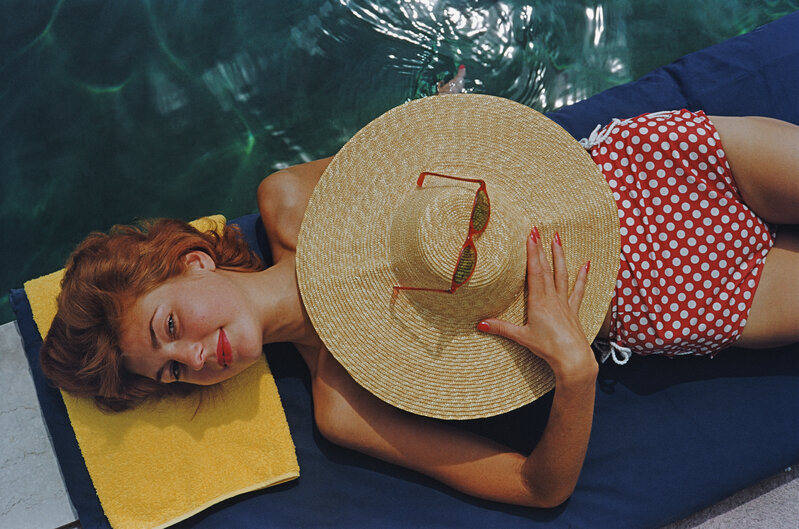 Slim Aarons, ‘Sunbathing In Burgenstock’, 1955, Photography, C print, IFAC Arts