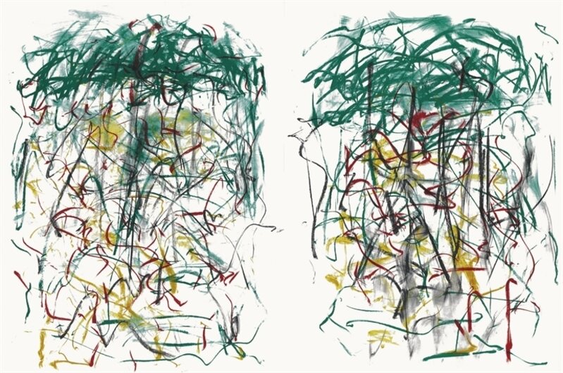 Joan Mitchell, ‘Sunflower I (diptych)’, 1992, Print, Color Lithograph, inde/jacobs