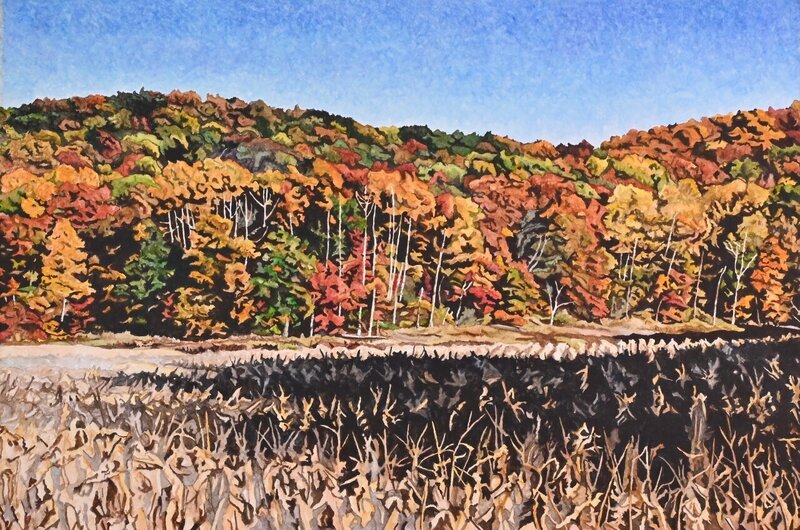 Ken Schneider, ‘Harvest’, ca. 2022, Painting, Watercolor on paper, Lily Pad Galleries