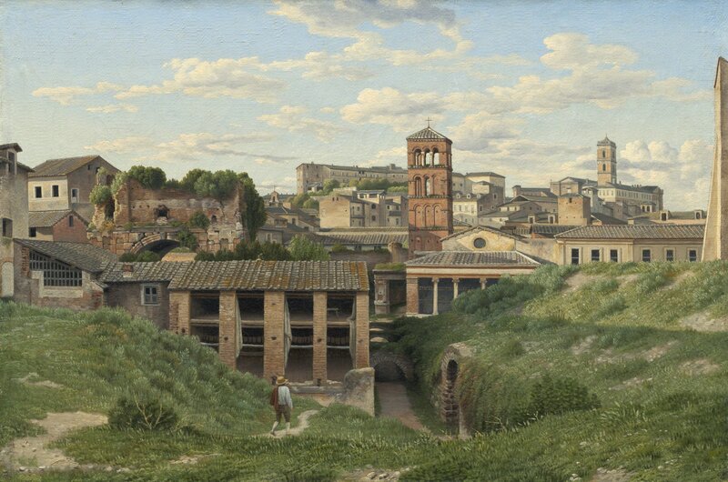Christoffer Wilhelm Eckersberg, ‘View of the Cloaca Maxima, Rome’, 1814, Painting, Oil on canvas, National Gallery of Art, Washington, D.C.