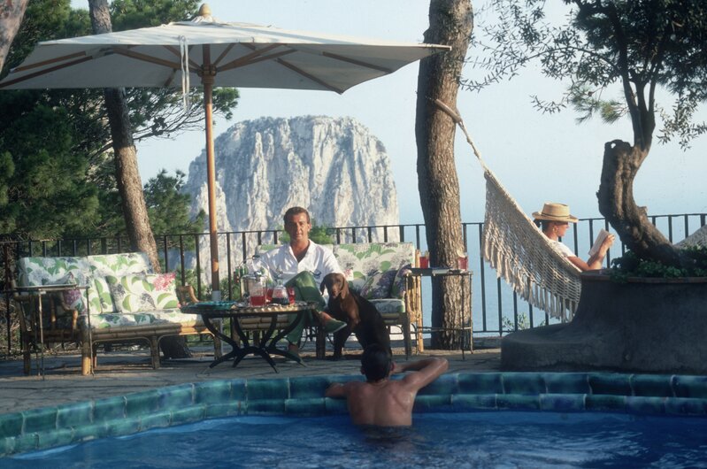 Slim Aarons, ‘Capri Hotel’, 1989, Photography, C print, IFAC Arts