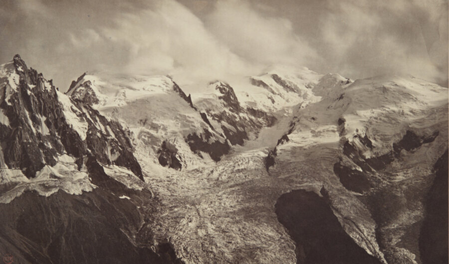 Une Bourrasque sur le Mont-Blanc (A gust of wind on Mont Blanc)