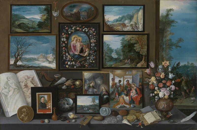 Frans Francken II, ‘A Collection’, 1619, Painting, Oil on panel, Koninklijk Royal Museum of Fine Arts