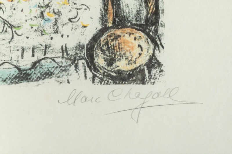 Marc Chagall, ‘The Half Opened Window’, 1975, Print, Lithograph in colors on Japan paper, Heritage Auctions