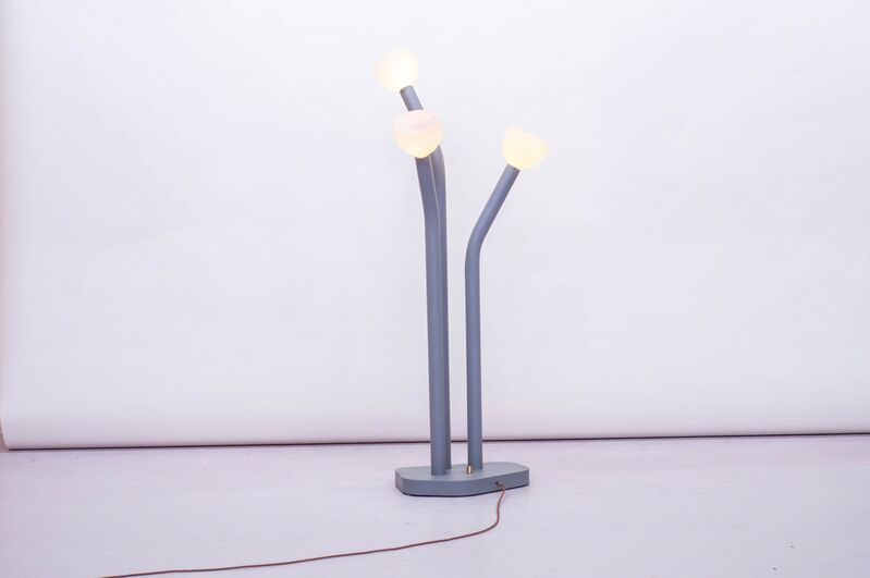 Jeff Martin, ‘Cymatic Lens - Floor Lamp’, 2019, Design/Decorative Art, Steel, Powdercoat, Blown Glass, Alpenglow Projects Unlimited