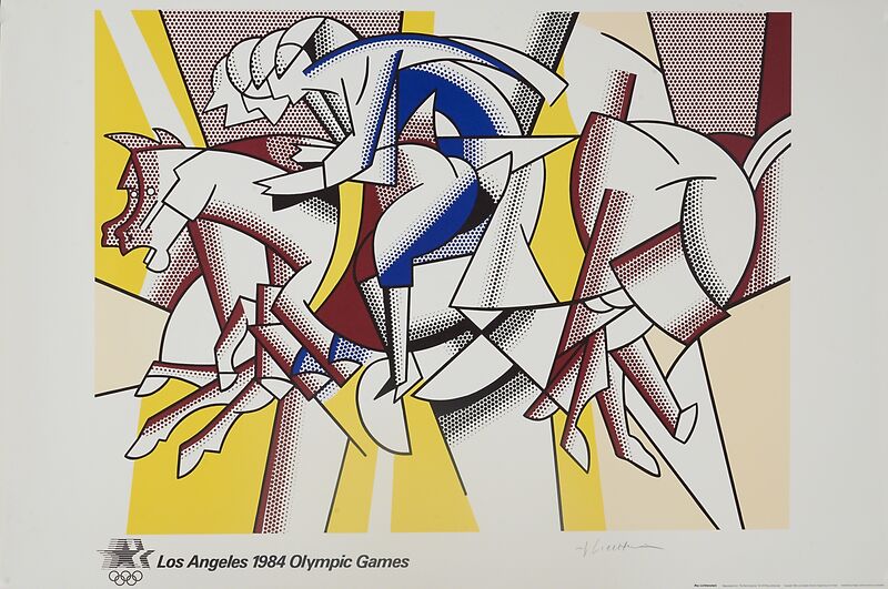 Roy Lichtenstein, ‘1984 Olympic Games, Los Angeles’, 1984, Print, Offset lithograph in colors, Rago/Wright/LAMA