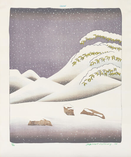 David Hockney, ‘Snow, from Weather Series’, 1973