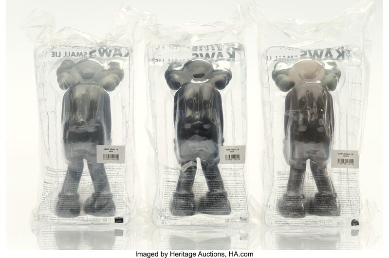 KAWS, ‘Small Lie (three works)’, 2017, Other, Painted cast vinyl, each, Heritage Auctions