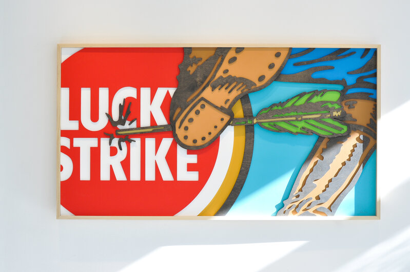 Mitch McGee, ‘Lucky Strike’, 2021, Mixed Media, Oil, Acrylic Stain on Layered Birch, MiXX projects + atelier