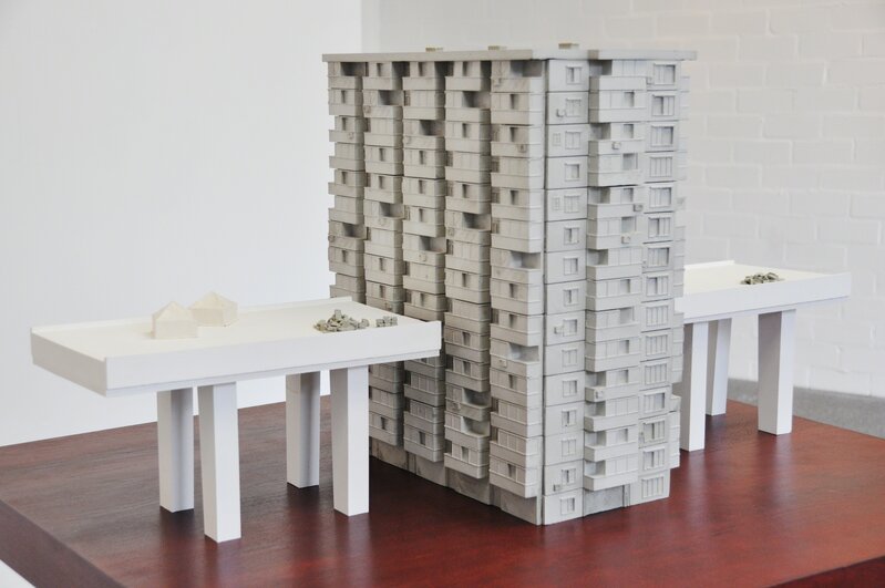 Tudor Bratu, ‘A disquieting suggestion (after Macintyre)’, 2014, Sculpture, Wood, cement, plaster, JOEY RAMONE