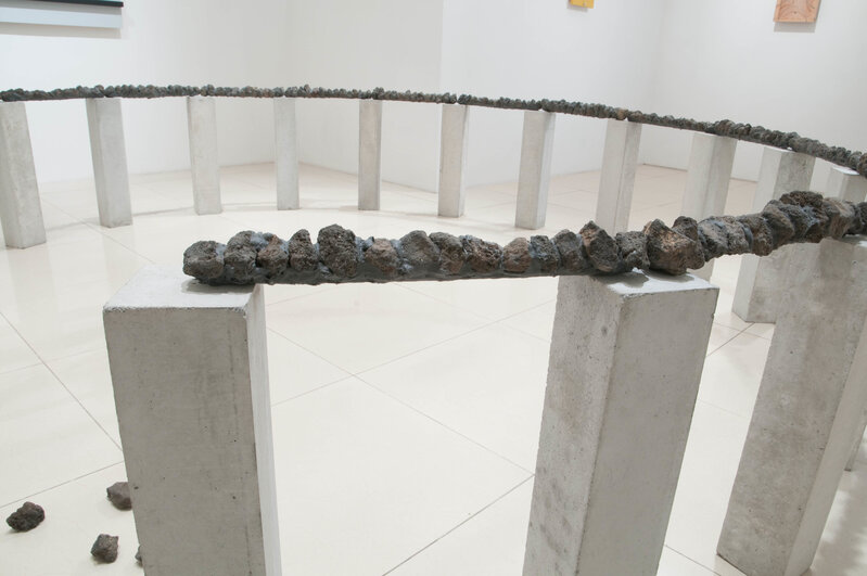 Kishio Suga, ‘Multiple Existence ’, 2014, Sculpture, Cement block, Stone, Gallery Shilla + Art Project and Partners