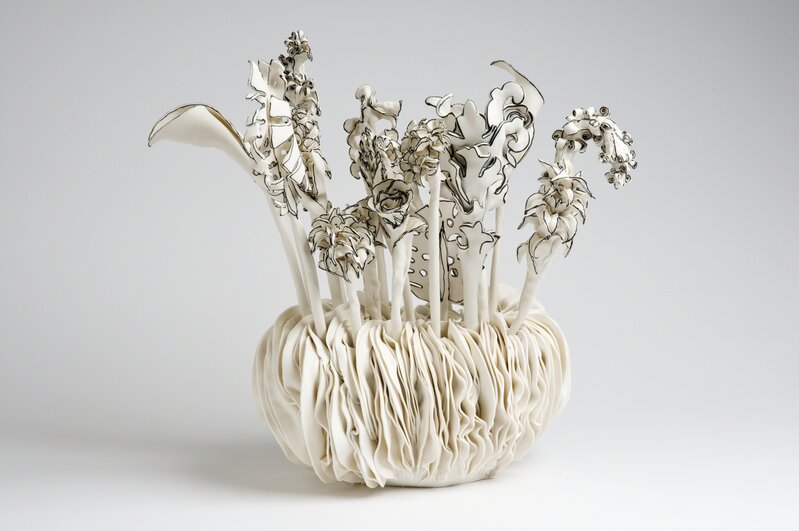 Katharine Morling, ‘Stems ’, 2013, Sculpture, Porcelain & black stain, Long & Ryle