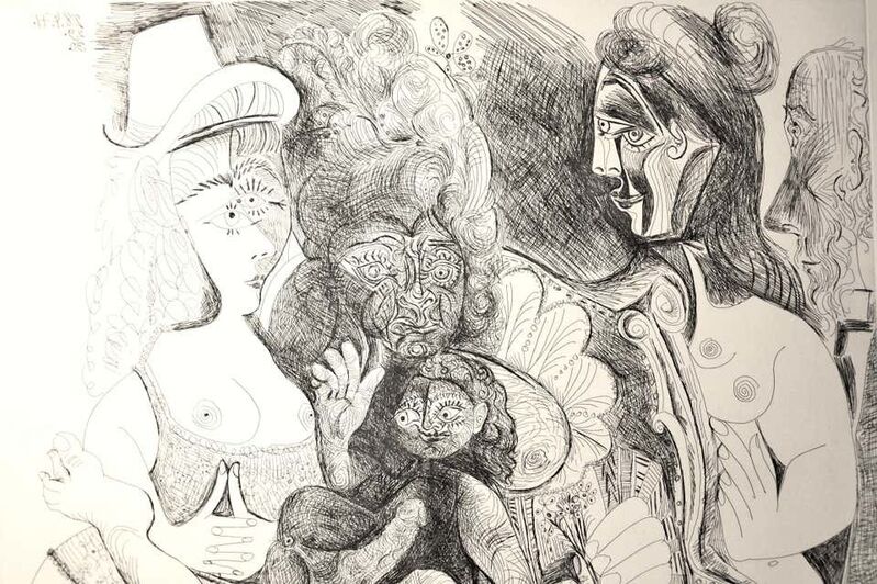 Pablo Picasso, ‘La Fête de la Patronne’, 1971, Print, Etching on paper, Wallector