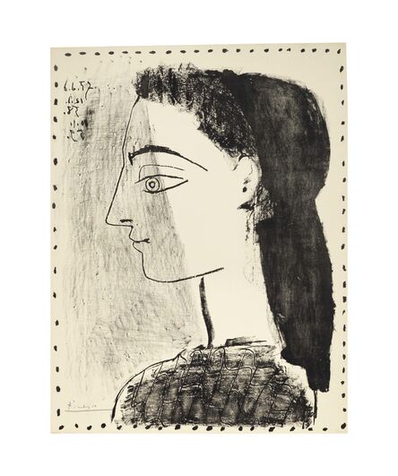 Pablo Picasso, ‘Jacqueline au mouchoir noir’, 1959