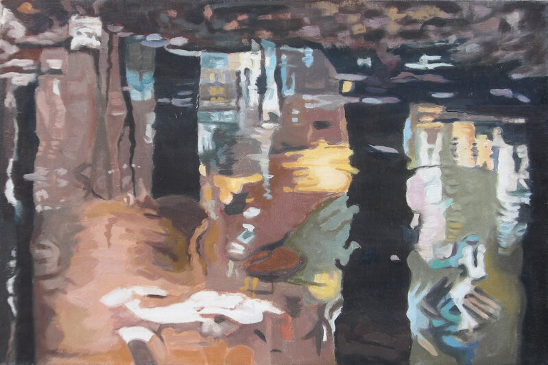 Ralph Wickiser, ‘Sunlight Spots’, 1992, Painting, Oil on Linen, Walter Wickiser Gallery
