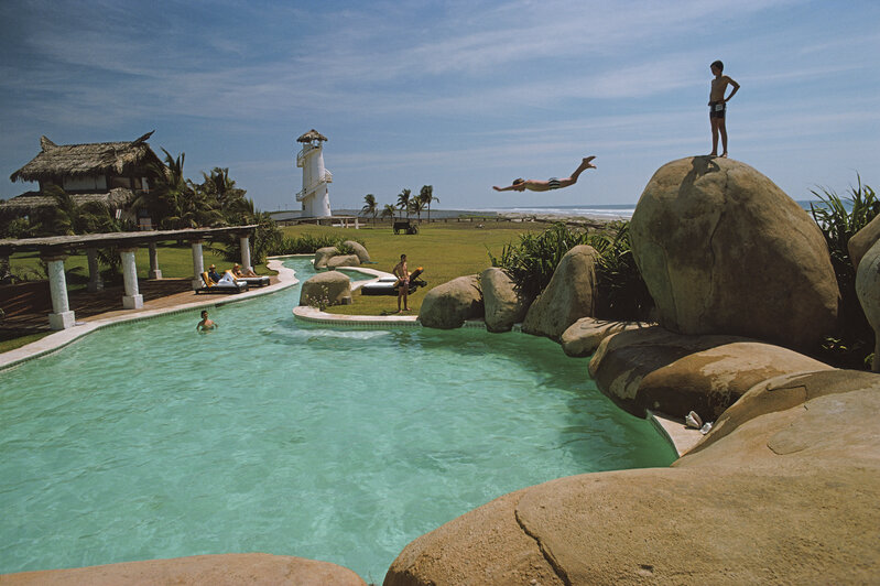 Slim Aarons, ‘Little Beach House, Acapulco’, 1975, Photography, C print, IFAC Arts