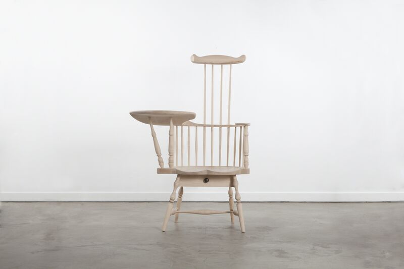 Norman Kelley, ‘Comb-Back Writing Arm Chair’, 2013, Design/Decorative Art, Maple, Volume Gallery