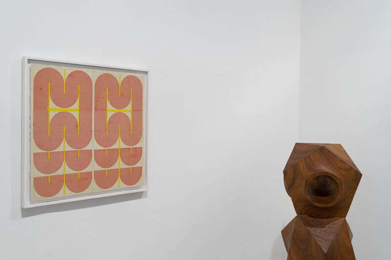 Aleph Geddis, ‘Guardian’, 2020, Sculpture, Hand-carved Monkeypod wood, Massey Klein Gallery