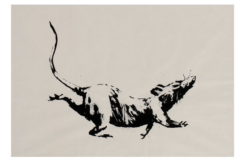 Banksy, ‘GDP Rat’, 2019, Ephemera or Merchandise, Screen print on 50gsm paper, Chiswick Auctions