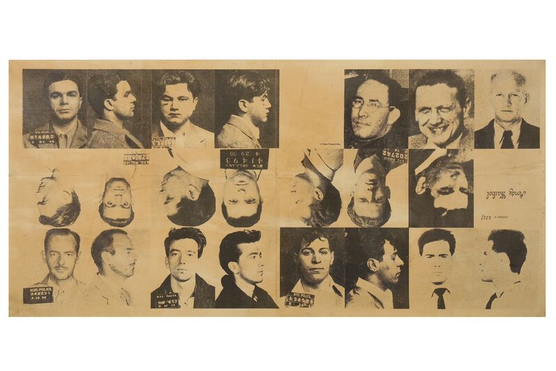 Andy Warhol, ‘13 Most Wanted Men’, 1967, Print, Uncut sheet, Chiswick Auctions