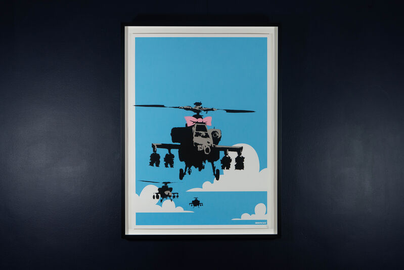 Banksy, ‘Happy Choppers’, 2003, Print, Screenprint, The Drang Gallery
