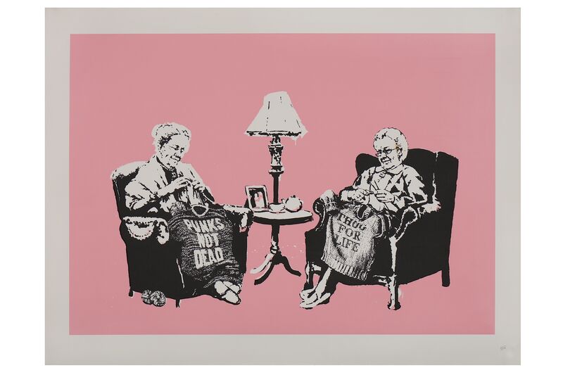 Banksy, ‘Grannies’, 2006, Print, Screenprint in colours, Chiswick Auctions