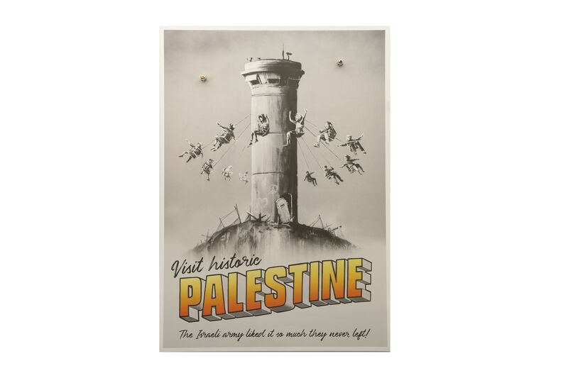 Banksy, ‘Welcome to Palestine walled of Hotel poster’, Posters, Poster, Chiswick Auctions