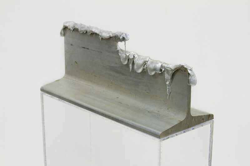 Jeff Williams, ‘660.3 ̊C’, 2013, Sculpture, Aluminum I-beam, Plexiglas base, Lora Reynolds Gallery