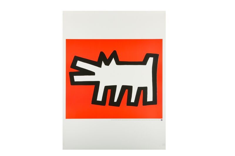 Keith Haring, ‘Icon Red Dog’, Print, Screen print, Chiswick Auctions