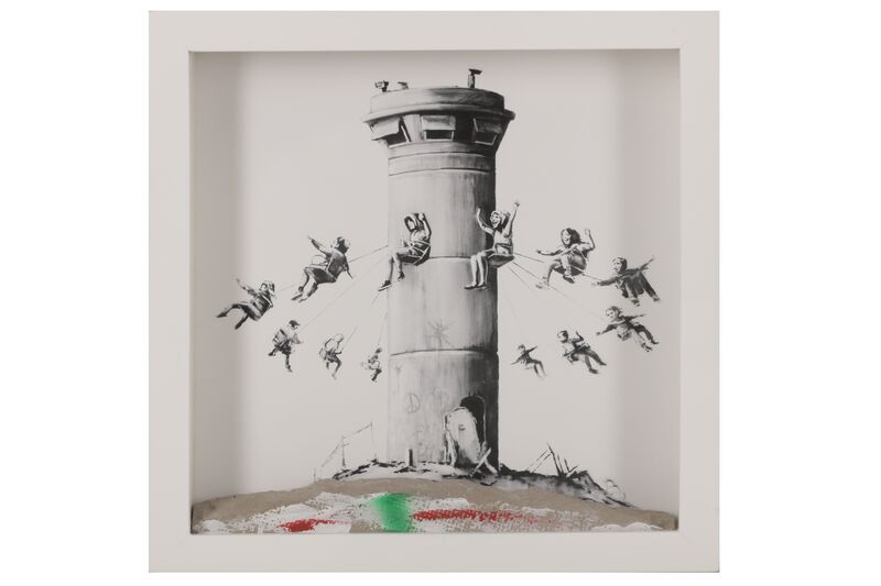 Banksy, ‘Walled Off Hotel box set’, Ephemera or Merchandise, Fine-art print with concrete base, Chiswick Auctions