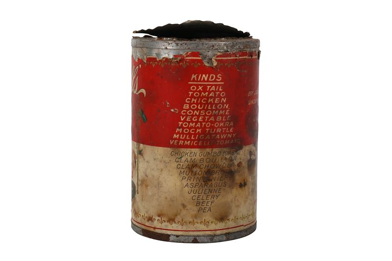 Andy Warhol, ‘Tomato Soup Can’, Sculpture, Campbell soup can, Chiswick Auctions