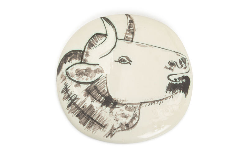Pablo Picasso, ‘Bull Profile wall plaque’, Design/Decorative Art, Ceramic, John Moran Auctioneers