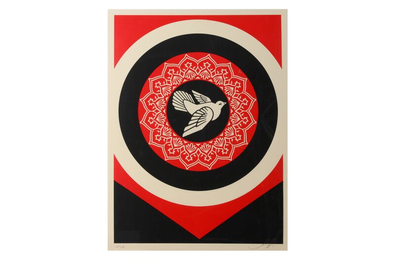 Shepard Fairey, ‘Obey Peace Dove Black’, 2011, Print, Screenprint on paper, Chiswick Auctions