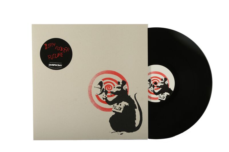 Banksy, ‘Dirty Funker - Radar Rat (Grey)’, 2008, Print, Serigraph on record sleeve with vinyl record, Chiswick Auctions