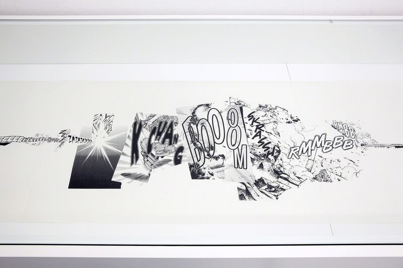 Christian Marclay, ‘Manga Scroll (Detail)’, 2010, Print, Lithography on rice paper, Kunstraum Innsbruck