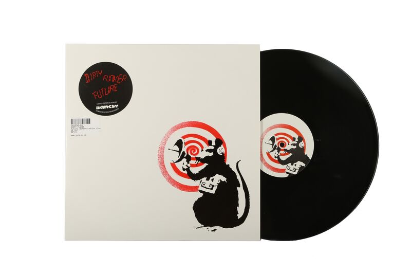 Banksy, ‘Dirty Funker - Radar Rat (White)’, 2008, Print, Serigraph on record sleeve with vinyl record, Chiswick Auctions