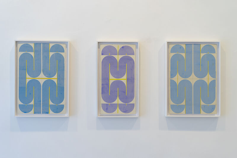 Elise Ferguson, ‘Belted’, 2020, Painting, Pigmented plaster on paper, Massey Klein Gallery