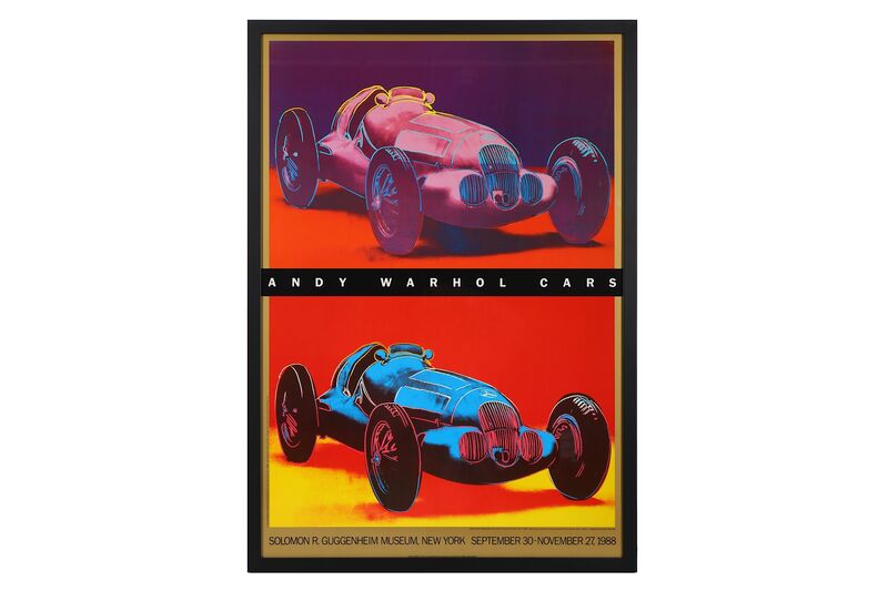 Andy Warhol, ‘Cars’, 1988, Posters, Guggenheim exhibition poster, Chiswick Auctions