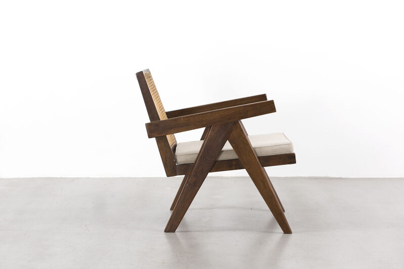 Pierre Jeanneret, ‘Pair of Easy armchairs’, 1952-1956, Design/Decorative Art, Teak & wicker, Galerie Patrick Seguin