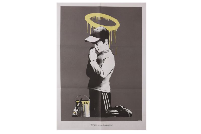 Banksy, ‘Forgive Us Our Trespassing’, Ephemera or Merchandise, Offset lithograph, Chiswick Auctions