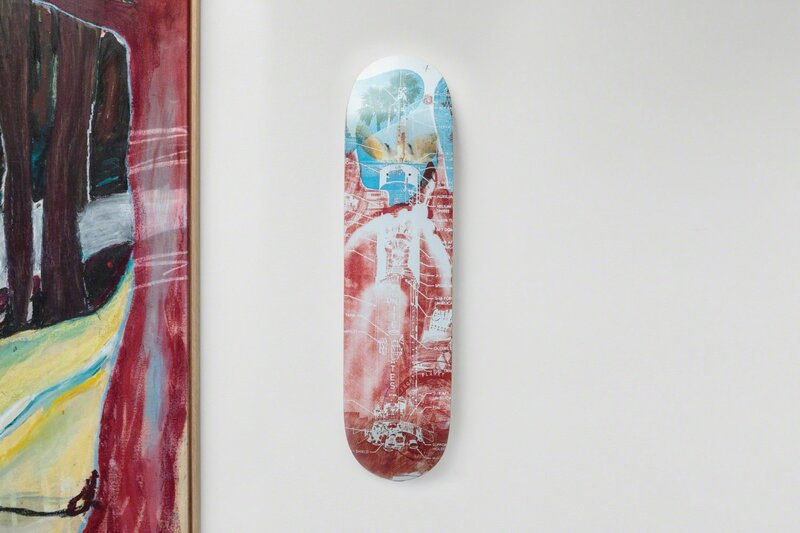Robert Rauschenberg, ‘Sky Garden Skateboard Deck’, 2017, Sculpture, 7-ply Canadian Maplewood with screen-print, Artware Editions