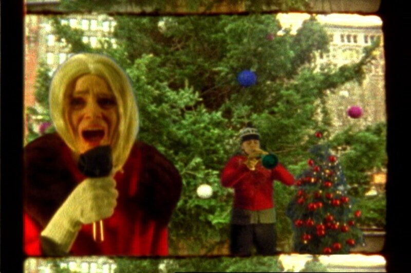 Shannon Plumb, ‘Christmas’, 2009, Video/Film/Animation, 16-mm film, 4 plasma pipe stands, and 4 LCD Monitors, Madison Square Park