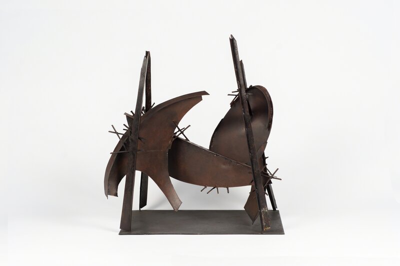 Herbert Ferber, ‘Four Poles I’, 1979, Sculpture, Steel, Lorenzelli arte