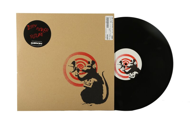 Banksy, ‘Dirty Funker - Radar Rat (Brown)’, 2008, Print, Serigraph on record sleeve with vinyl record, Chiswick Auctions