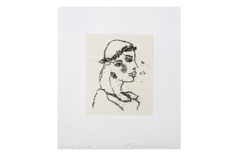 Tracey Emin, ‘Beautiful Girl’, 2014, Print, Etching with Cine-colle on 300 gsm Somerset paper, Chiswick Auctions