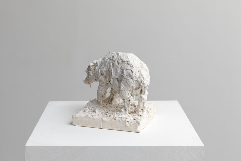 Nicola Hicks, ‘William's Bear’, 2020, Sculpture, Bronze, Flowers