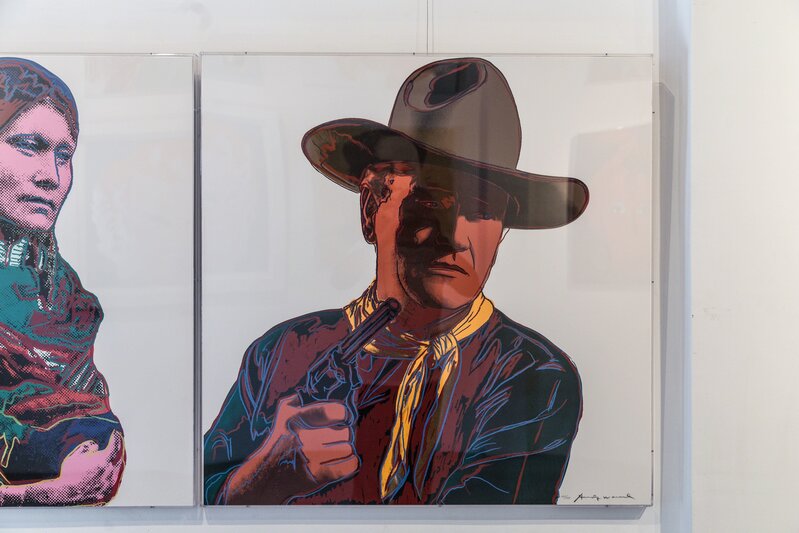 Andy Warhol, ‘John Wayne (FS II.377) ’, 1986, Print, Screenprint on Lenox Museum Board, Revolver Gallery