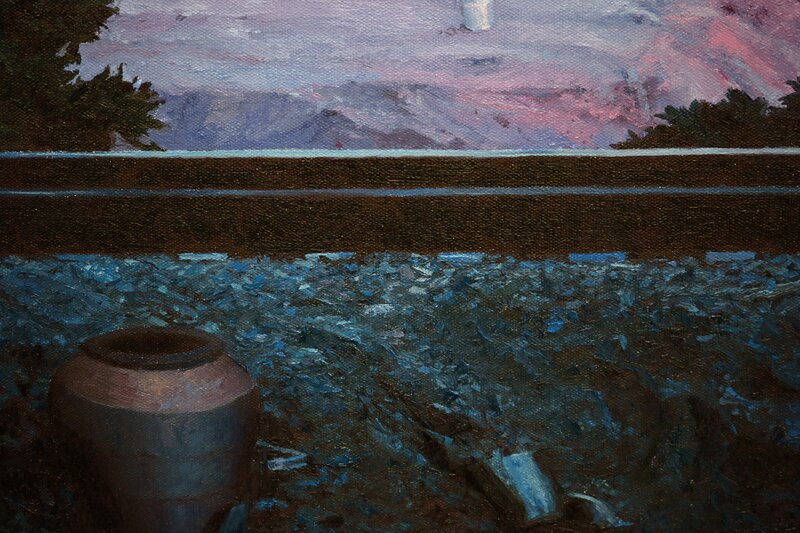 Matt Kenny, ‘Secaucus Sunset’, 2017, Painting, Oil on canvas, Halsey McKay Gallery