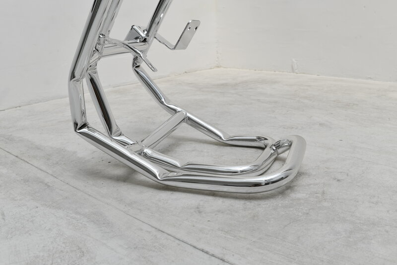 Dario Escobar, ‘Crash XXI’, 2019, Sculpture, Chrome iron and steel, Galería RGR